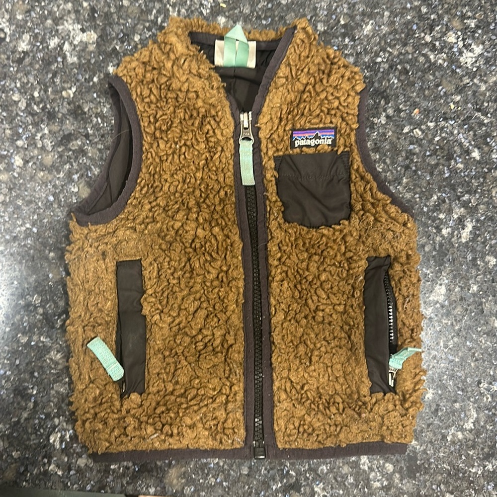 Patagonia Retro X-Fleece Vest size 6-12 months
